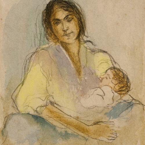 image for: Ricard Canals - Gitana amb nen - Cap a 1910-1920
