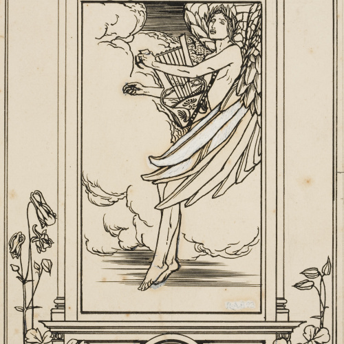 image for: Robert Anning Bell - Il·lustració per a un llibre de poemes de Percy Bysshe Shelley - Cap a 1902