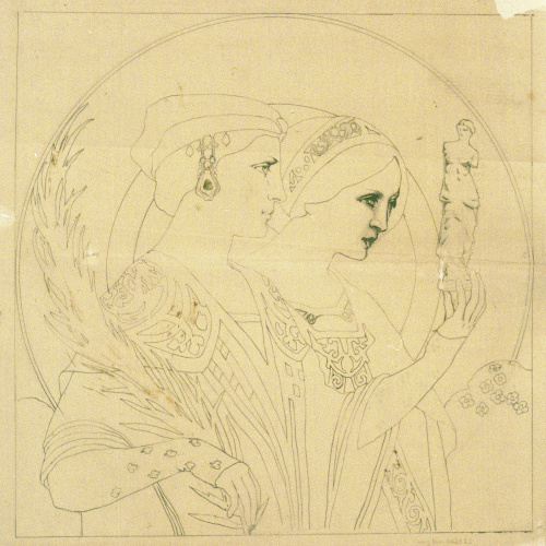 image for: Joan Busquets - Estudi de figures femenines - 1907