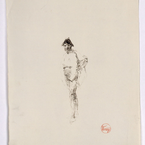 image for: Marià Fortuny - Home dempeus - Cap a 1870-1872