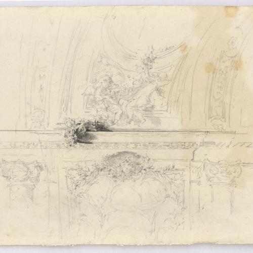image for: Marià Fortuny - Decoració arquitectònica - Cap a 1863-1866