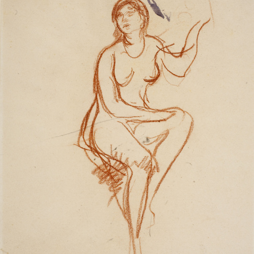 image for: Ricard Canals - Apunt de nu femení - Cap a 1920