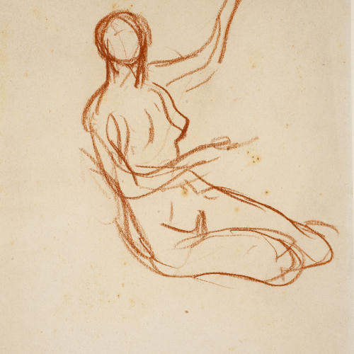 image for: Ricard Canals - Apunt de nu femení - Cap a 1920