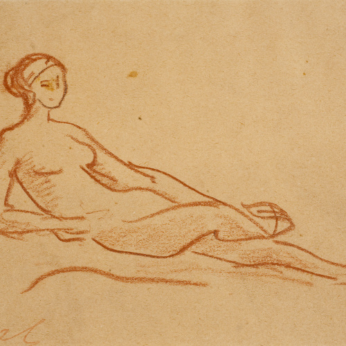 image for: Ricard Canals - Apunt de nu femení - Cap a 1920
