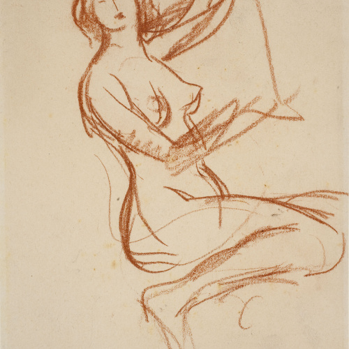 image for: Ricard Canals - Apunt de nu femení - Cap a 1920