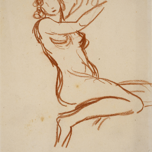 image for: Ricard Canals - Apunt de nu femení - Cap a 1920