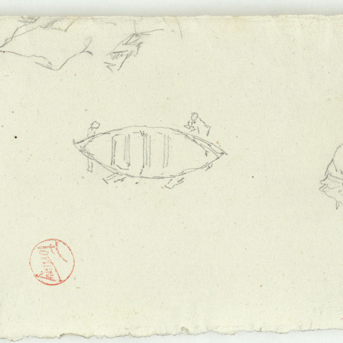 image for: Marià Fortuny - Croquis de barques - Cap a 1874