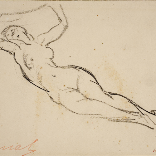 image for: Ricard Canals - Apunt de nu femení - Cap a 1920