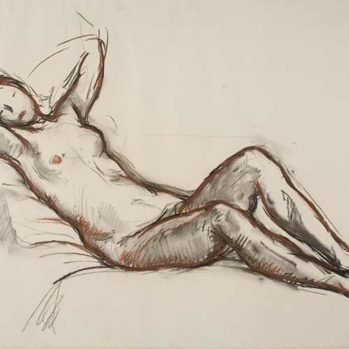 image for: Ricard Canals - Apunt de nu femení - Cap a 1920