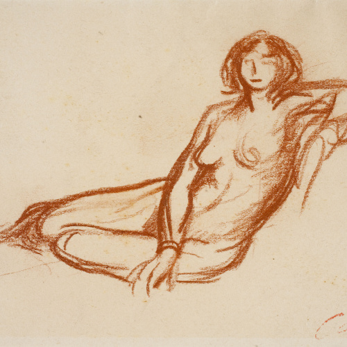 image for: Ricard Canals - Apunt de nu femení - Cap a 1920