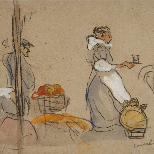 image for: Ricard Canals - Al cafè - Cap a 1900