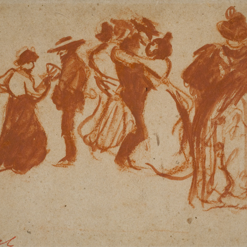 image for: Ricard Canals - Escena de ball - Cap a 1910