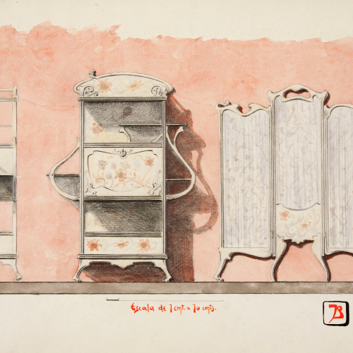 image for: Joan Busquets - Paravent i canterano - 1899