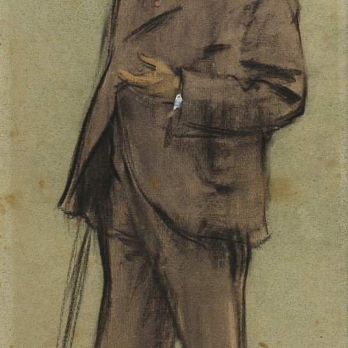 image for: Ramon Casas - Retrat d&#039;Albrecht de Vriendt - 1898