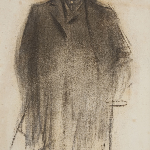 image for: Ramon Casas - Retrat de Vittorio Zampieri - Cap a 1900
