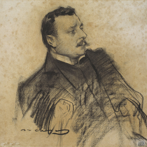 image for: Ramon Casas - Retrat d'Ermete Zacconi - 1901