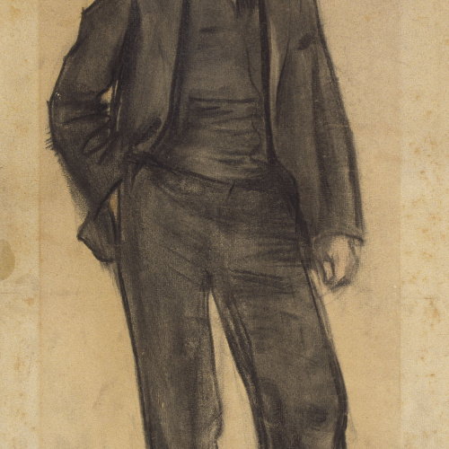 image for: Ramon Casas - Retrat de Maurici Vilomara - Cap a 1897-1899