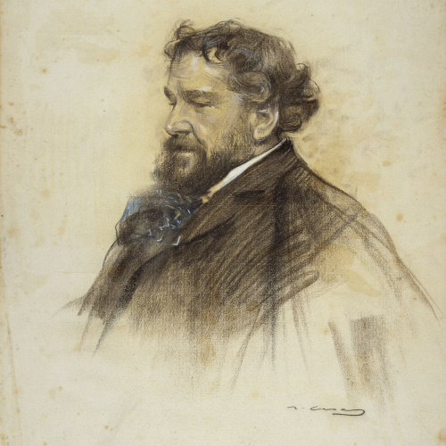 image for: Ramon Casas - Retrat d&#039;Octave Uzanne - 1905-1906