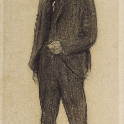 image for: Ramon Casas - Retrat de Joaquim Torres-García - Cap a 1901