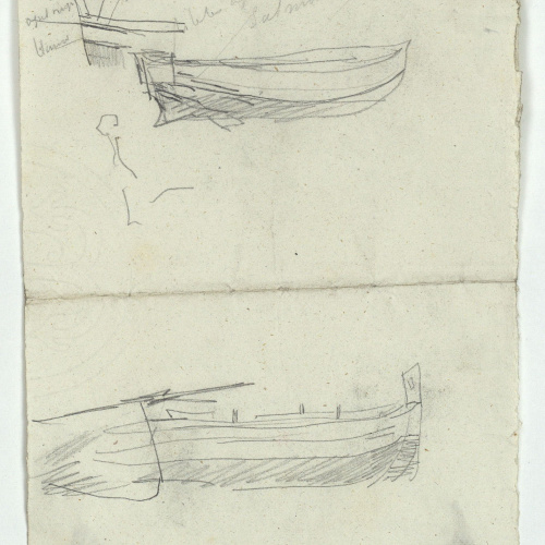 image for: Marià Fortuny - Estudis per al quadre «Platja de Portici» - Cap a 1874