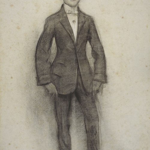 image for: Ramon Casas - Retrat d&#039;Ismael Smith - Cap a 1906