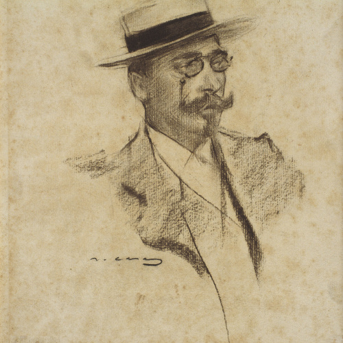 image for: Ramon Casas - Retrat d'Henri François Roujon - 1901
