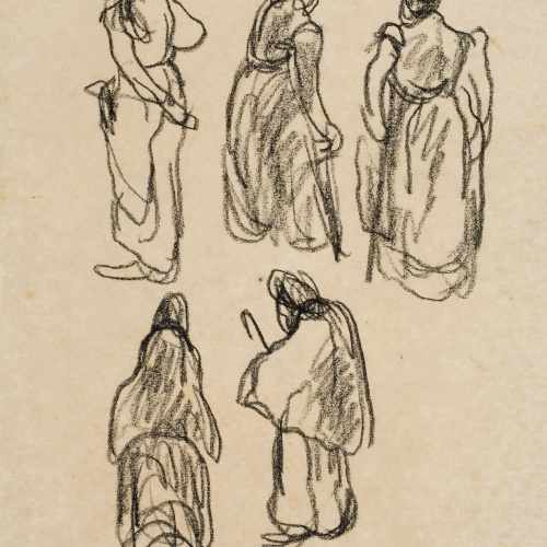 image for: Isidre Nonell - Apunt de figures - Cap a 1911