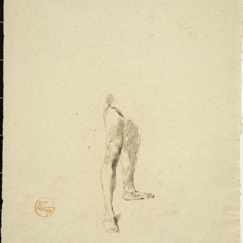 image for: Marià Fortuny - Estudi per al quadre «L&#039;elecció de la model» (anvers) / Estudi per al quadre «L&#039;elecció de la model» (revers) - Cap a 1868-1870