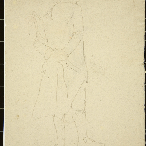 image for: Marià Fortuny - Estudi per al quadre «L&#039;elecció de la model» (anvers) / Estudi per al quadre «L&#039;elecció de la model» (revers) - Cap a 1868-1870 [1]