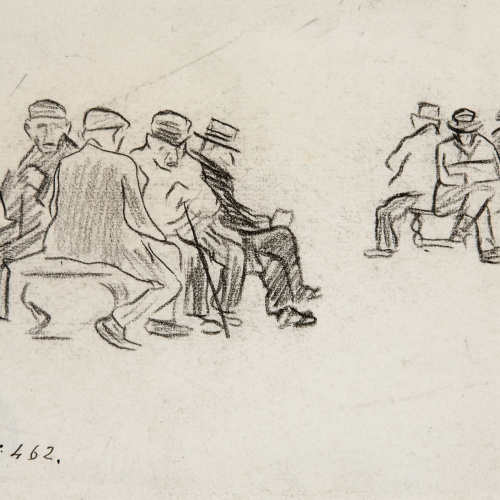 image for: Isidre Nonell - Homes asseguts - Cap a 1892-1894