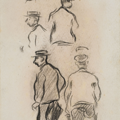 image for: Isidre Nonell - Apunt de figures - Cap a 1894