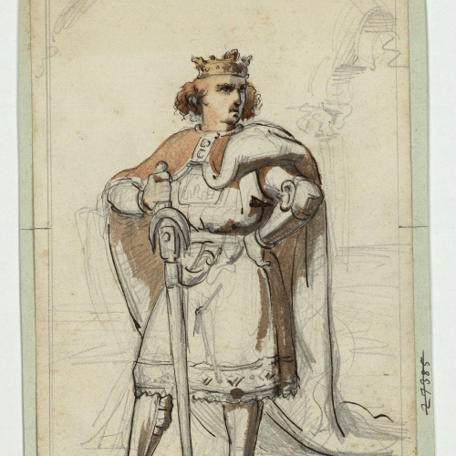 image for: Marià Fortuny - Rei medieval - Cap a 1856-1858