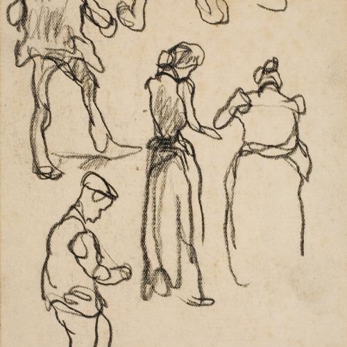 image for: Isidre Nonell - Apunt de figures - Cap a 1911