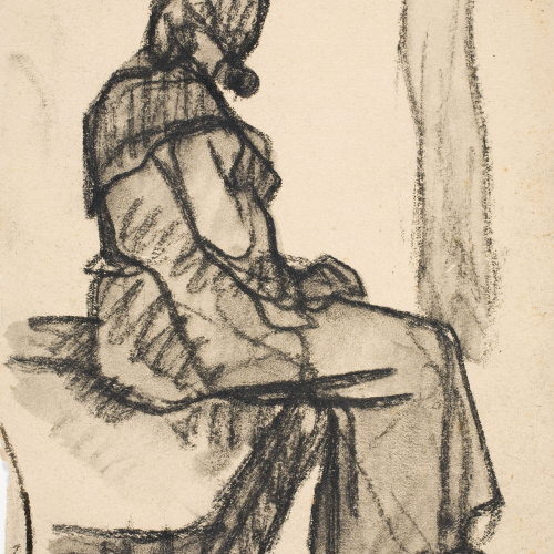 image for: Isidre Nonell - Dona assseguda - Cap a 1909