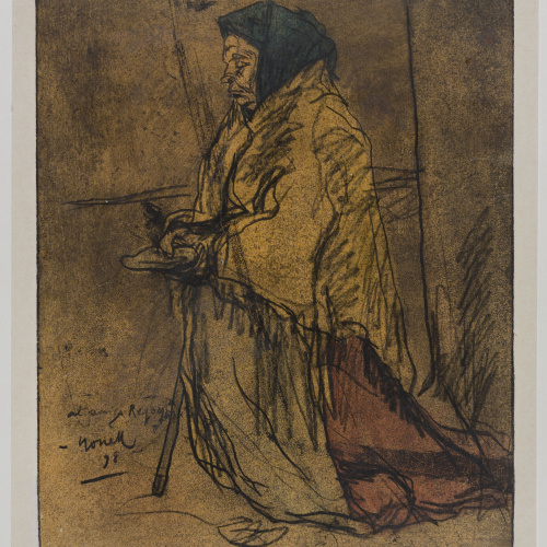 image for: Isidre Nonell - Rés d&#039;una infeliç - 1898