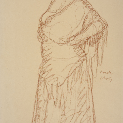 image for: Isidre Nonell - Gitana dempeus - 1909