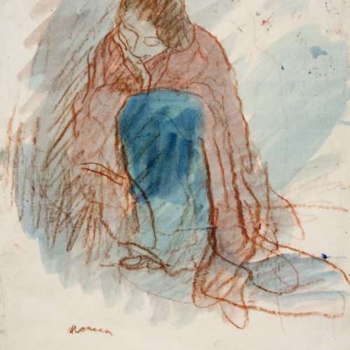 image for: Isidre Nonell - Gitana asseguda - Cap a 1904-1906