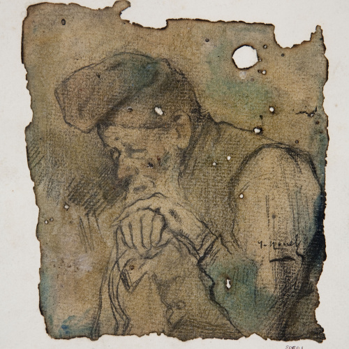image for: Isidre Nonell - Bust de pagès - Cap a 1895-1900