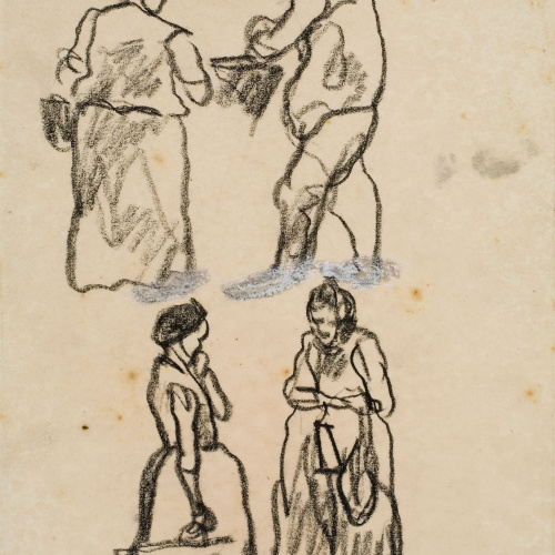 image for: Isidre Nonell - Apunt de figures - Cap a 1911