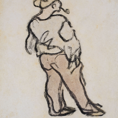 image for: Isidre Nonell - Home fumant - Cap a 1915