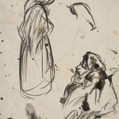 image for: Isidre Nonell - Apunt de figures - Cap a 1911