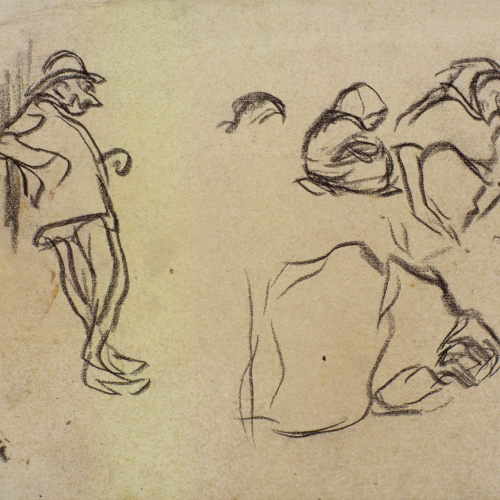 image for: Isidre Nonell - Apunt de figures - Cap a 1911