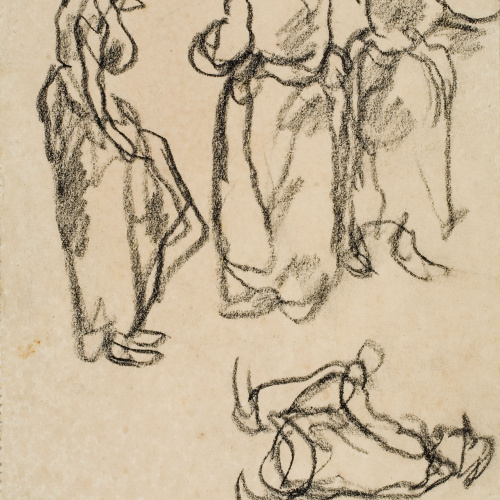 image for: Isidre Nonell - Apunt de figures - Cap a 1911