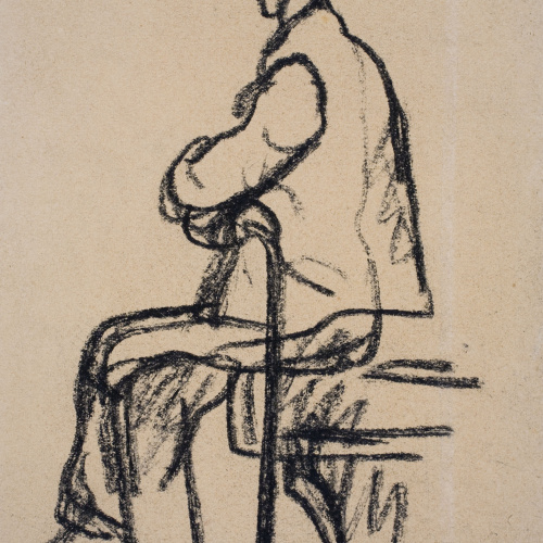 image for: Isidre Nonell - Home assegut - Cap a 1911