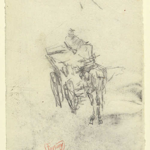 image for: Marià Fortuny - Estudi per al quadre «Platja de Portici» - Cap a 1874