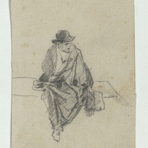 image for: Marià Fortuny - Home assegut - Cap a 1863-1866