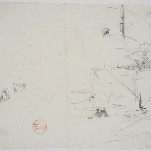 image for: Marià Fortuny - Tàpia - Cap a 1874