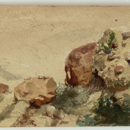 image for: Marià Fortuny - Paisatge rocós - Cap a 1856-1858