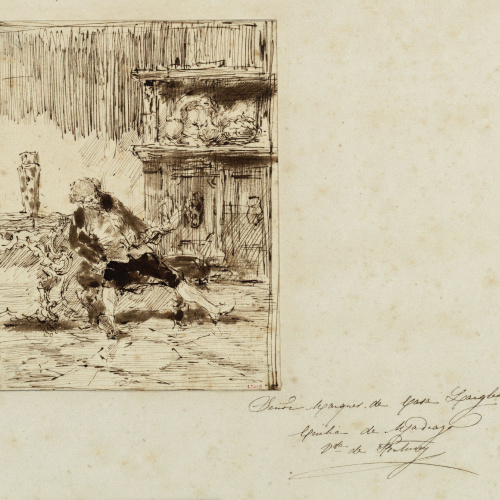 image for: Marià Fortuny - Un col·leccionista - Cap a 1863-1867