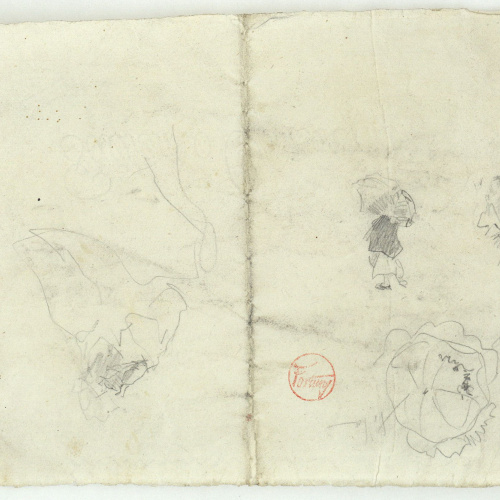 image for: Marià Fortuny - Estudi per al quadre «Platja de Portici» - Cap a 1874